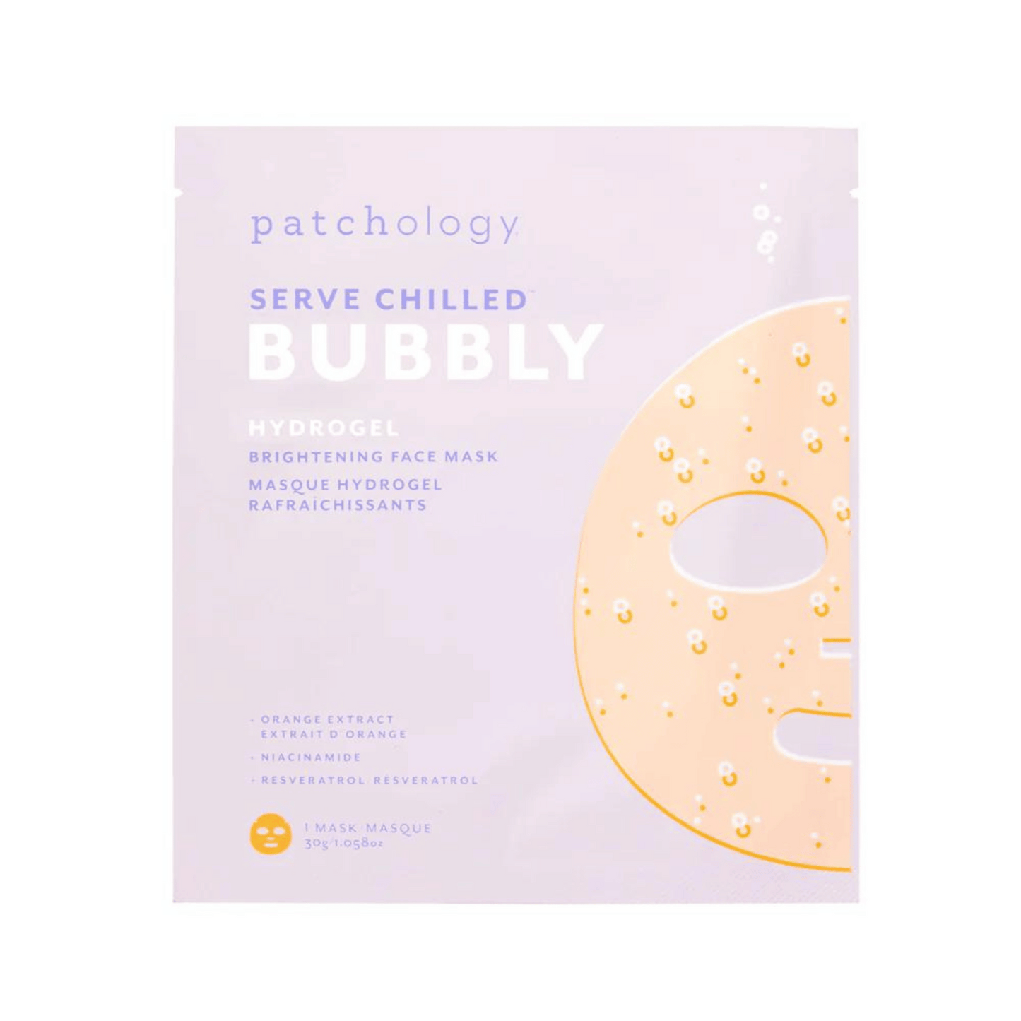 Primary Image of Served Chilled Bubbly Hydrogel Face Mask