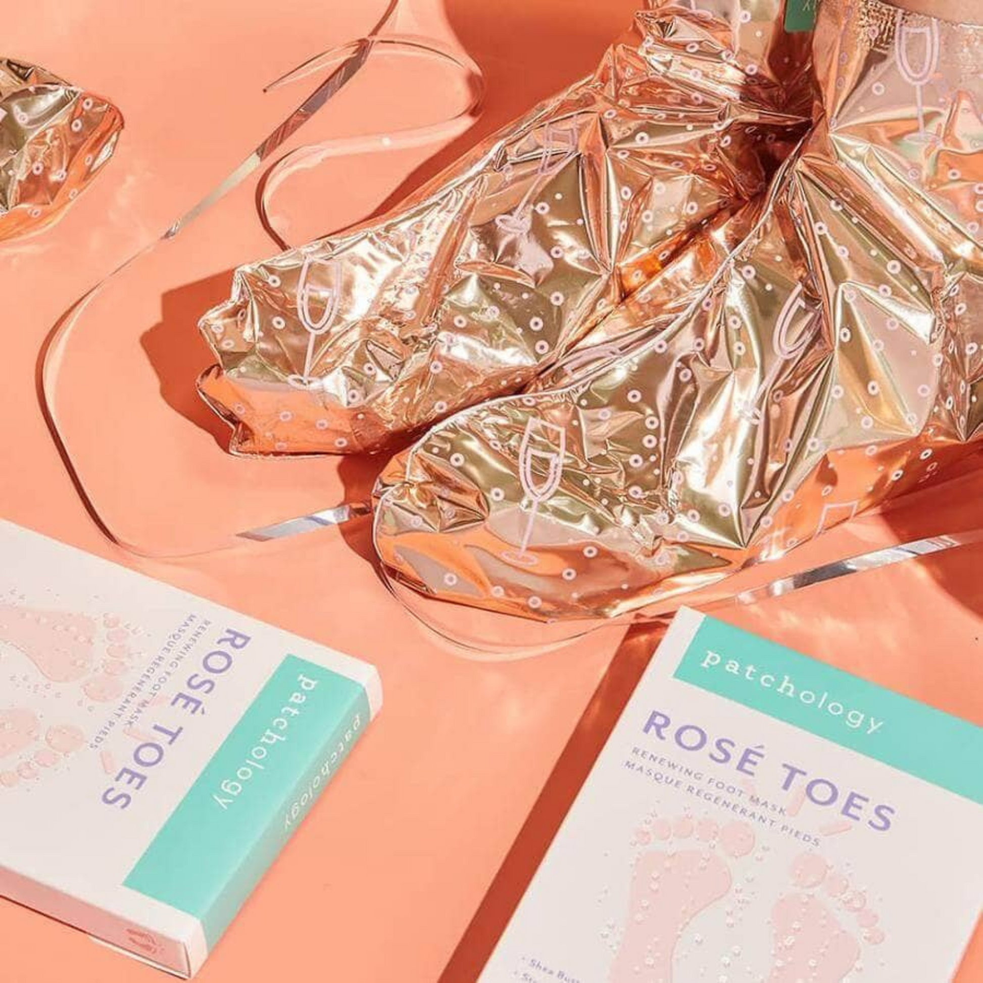 alternate image of patchology rose toes foot mask