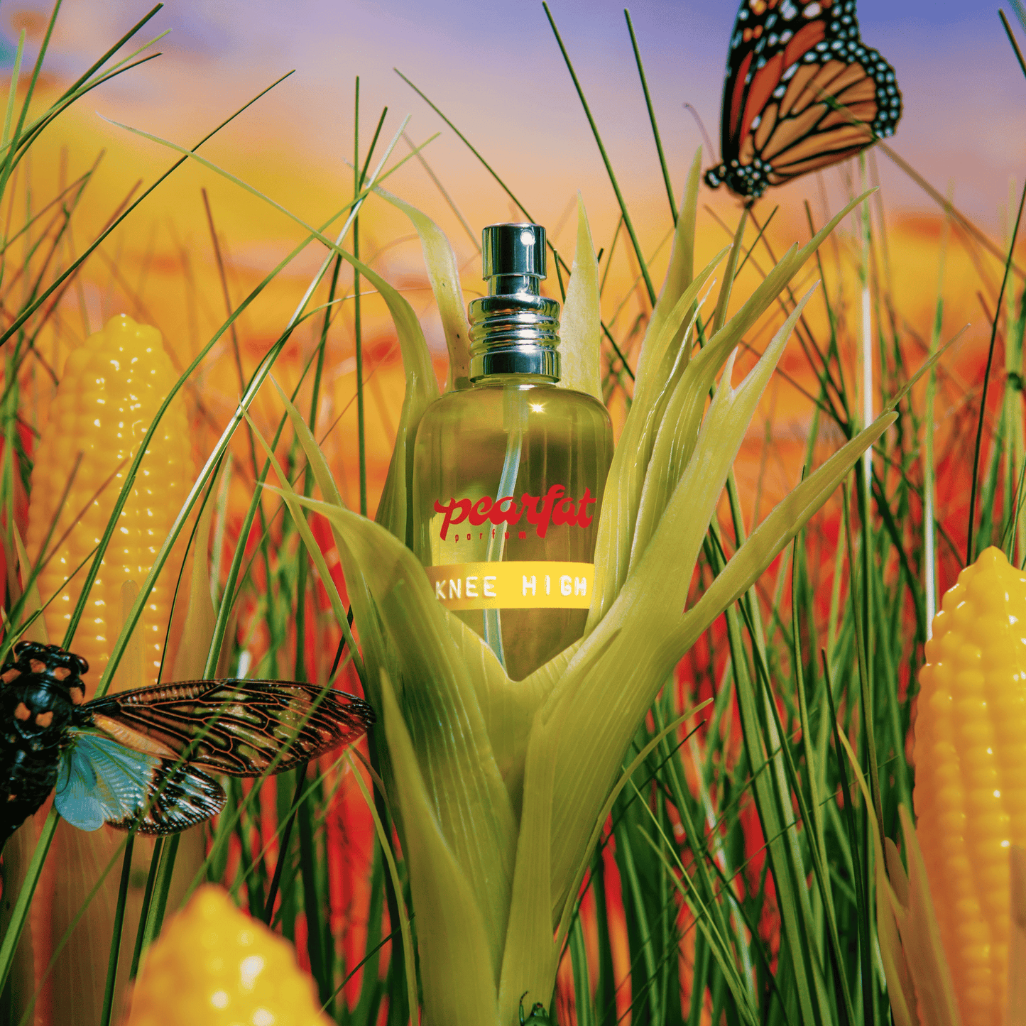 Primary Image of Limited Edition Knee High EDP, perfume bottle with bow