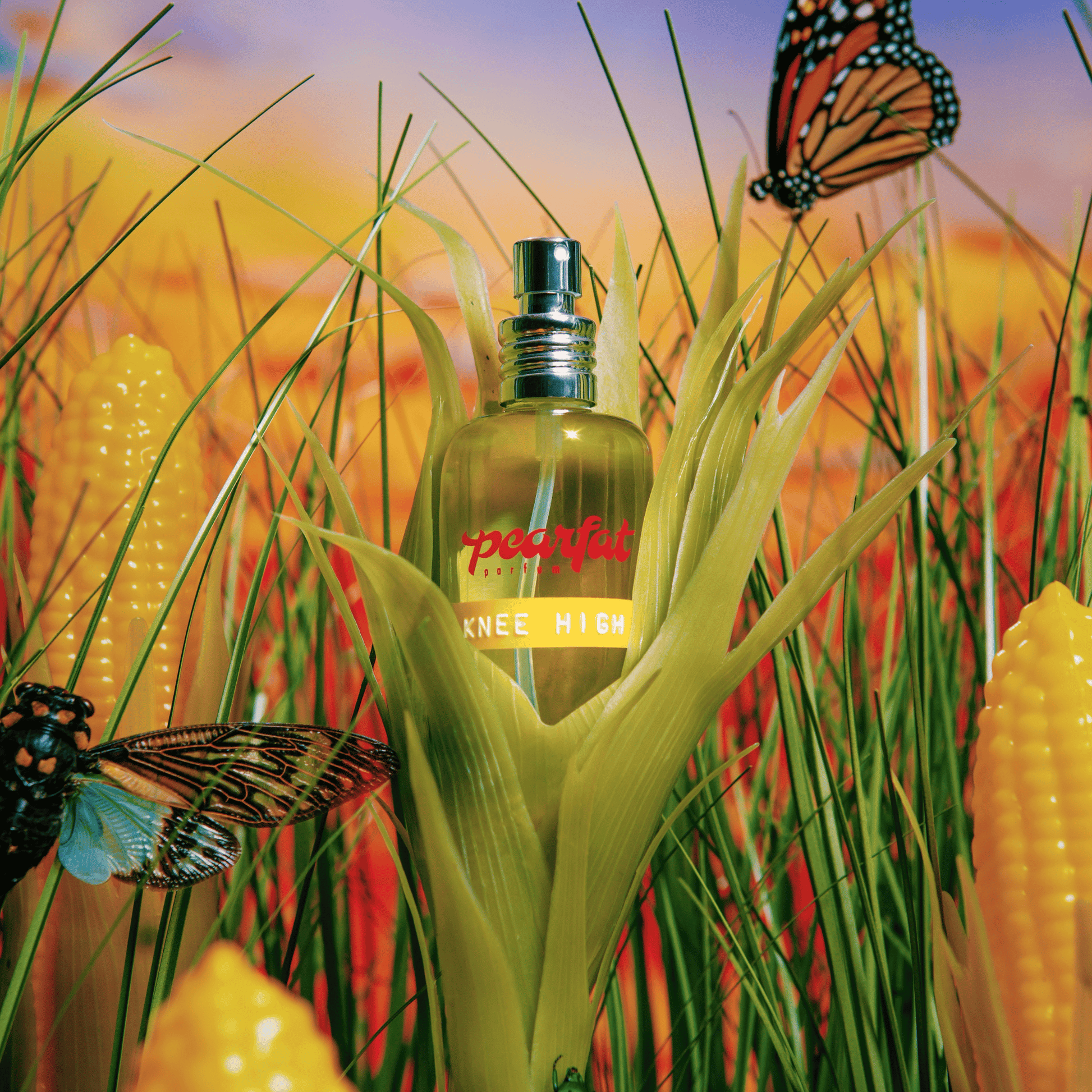 Primary Image of Limited Edition Knee High EDP, perfume bottle with bow