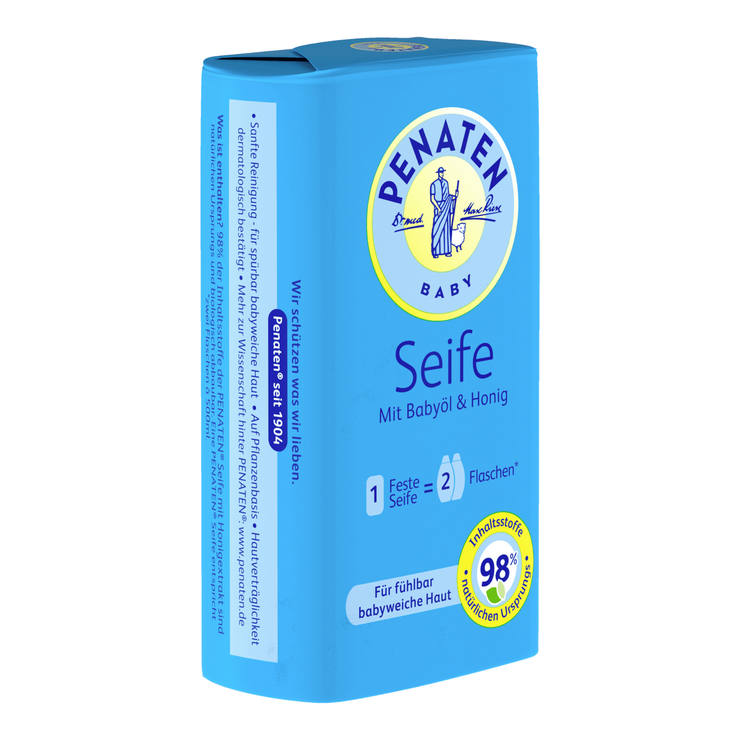 Alternate Image of Baby Soap, blue paper wrapped bar soap