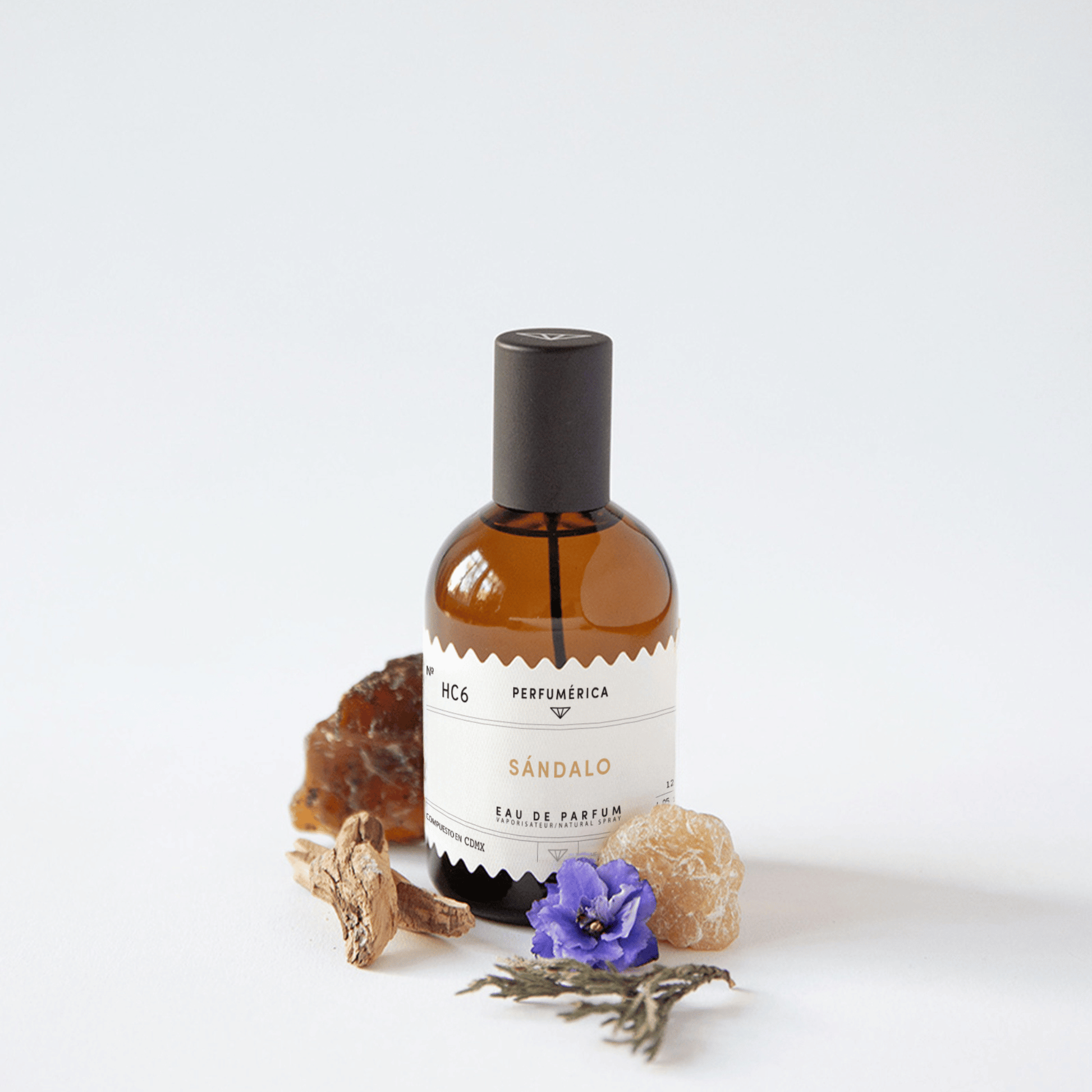 Alternate Image of HC6 Sandalo EDP, amber perfume bottle
