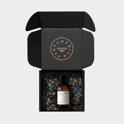 Alternate Image of HC6 Sandalo EDP, amber perfume bottle with box