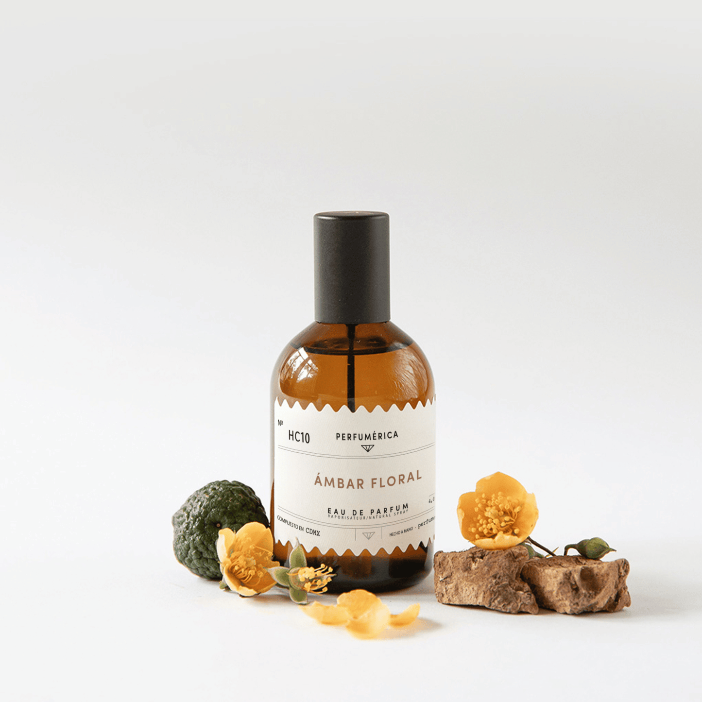 Alternate Image of HC10 Ambar Floral EDP, amber perfume bottle