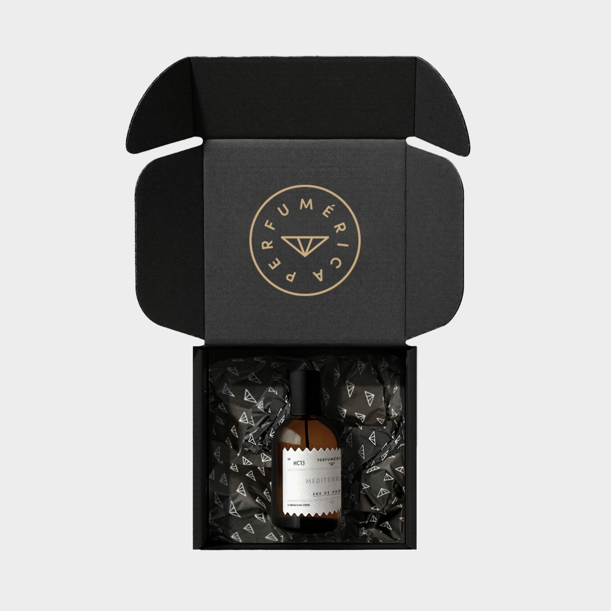 Alternate Image of HC13 Mediterraneo EDP, amber perfume bottle with box