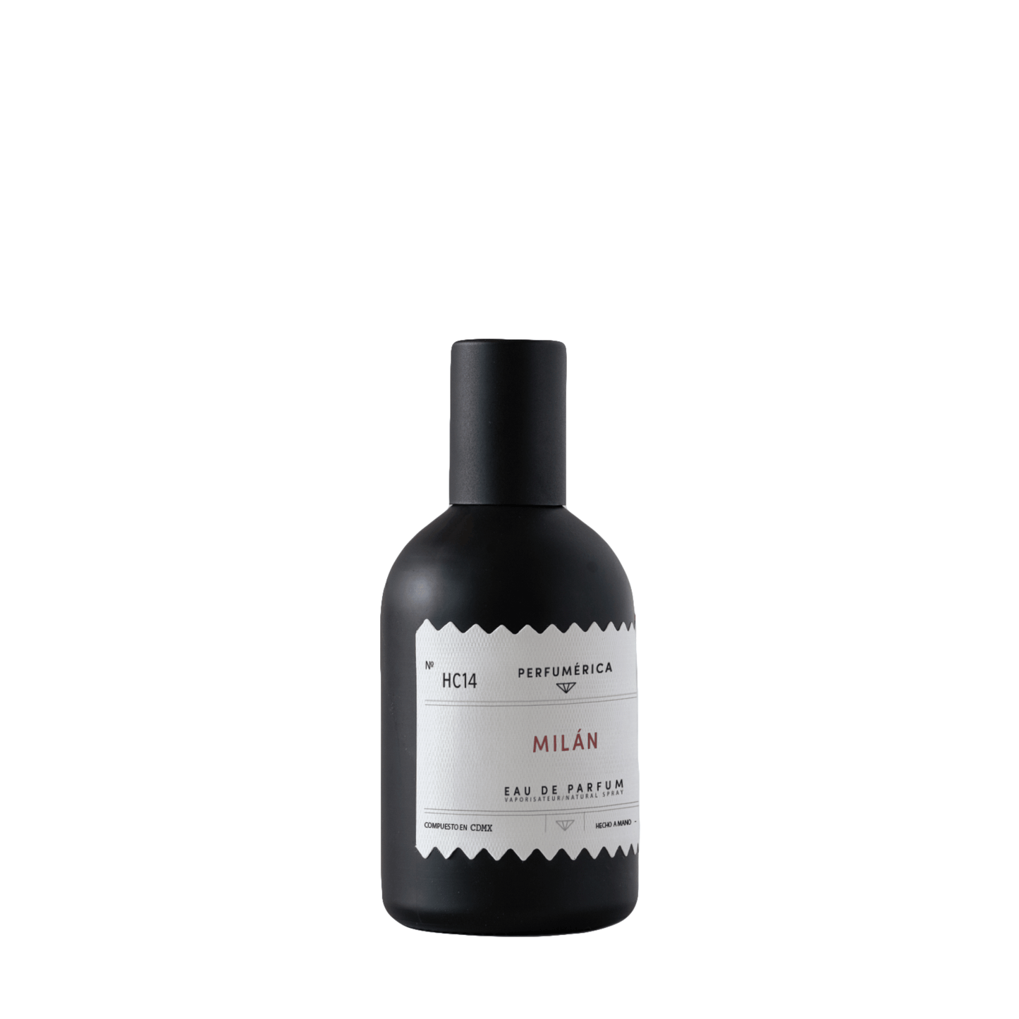 Primary Image of HC14 Milan EDP, black perfume bottle