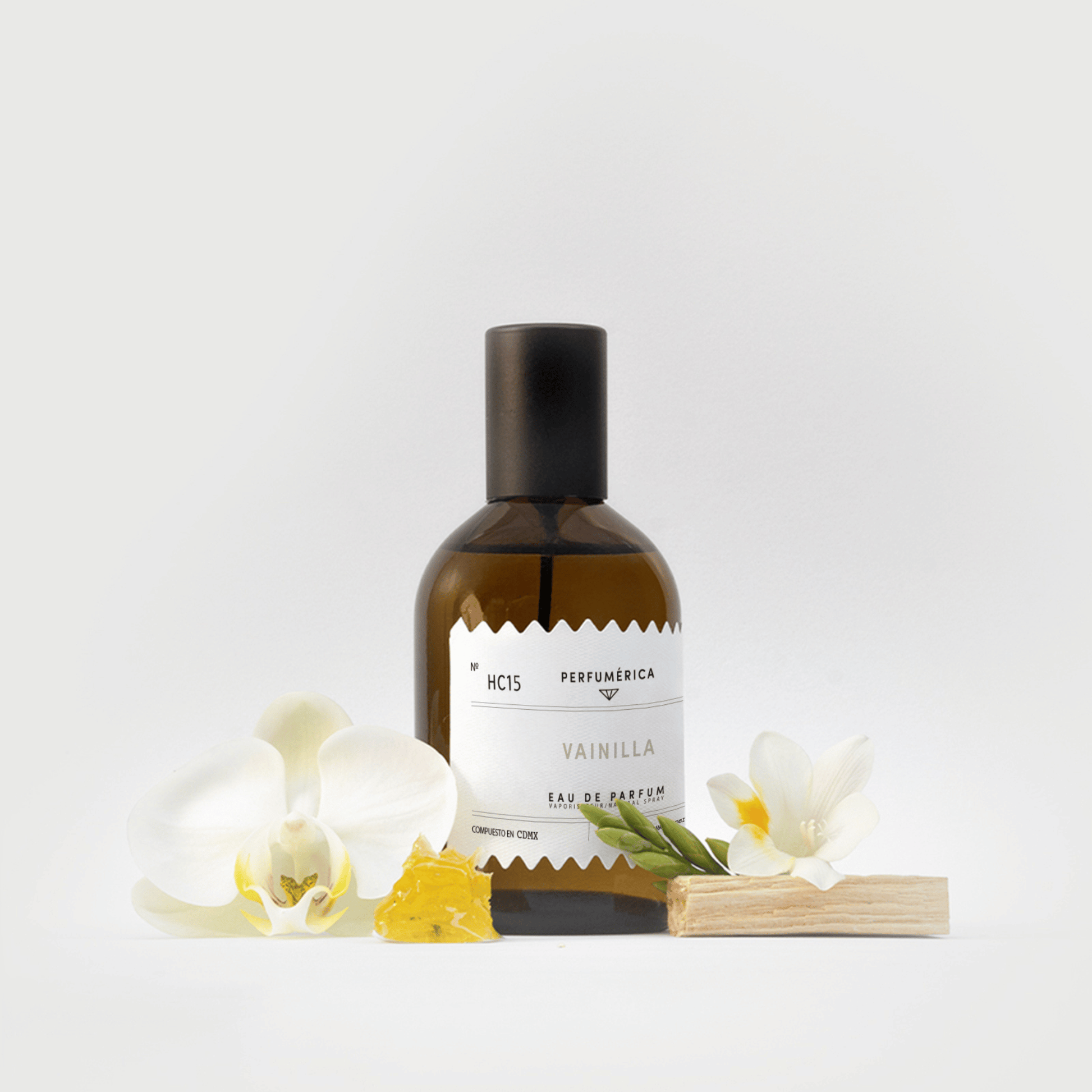 Alternate Image of HC15 Vainilla EDP, amber perfume bottle