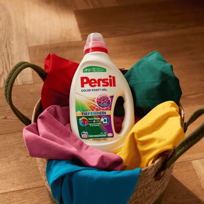 Alternate Image of Color Gel Laundry Detergent, white detergent bottle with German writing