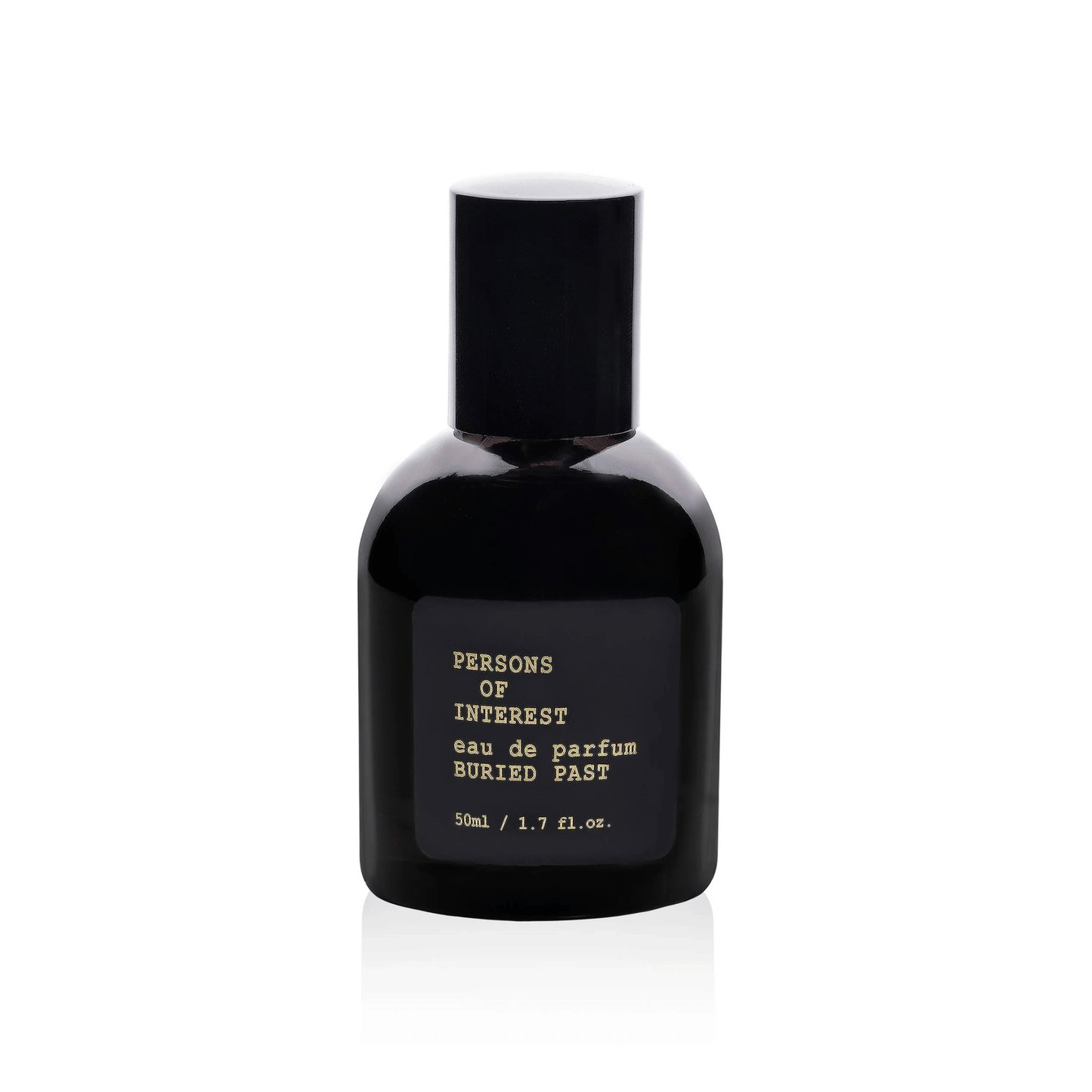 Primary Image of Buried Past EDP, black perfume bottle with gold text