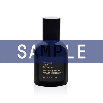 Alternate Image of Sample - Havana Conference Eau de Parfum, black perfume bottle with gold text with sample written over