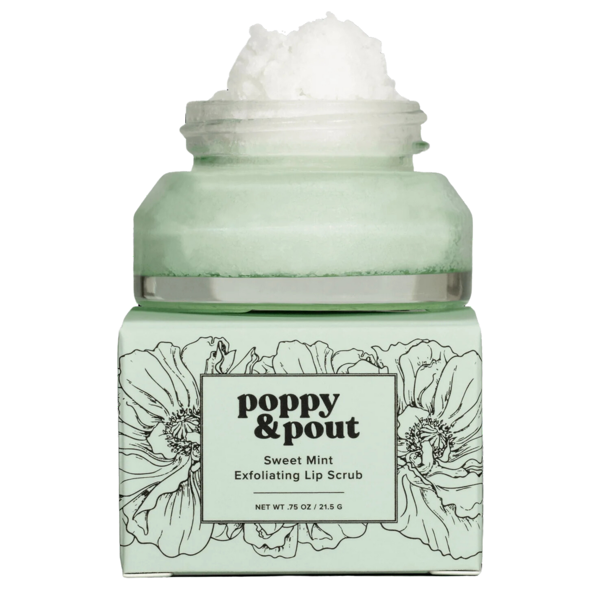 Primary Image of Poppy and Pout Sweet Mint Lip Scrub