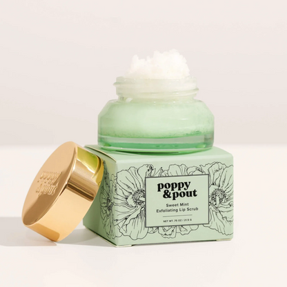 Alternate Image of Poppy and Pout Sweet Mint Lip Scrub