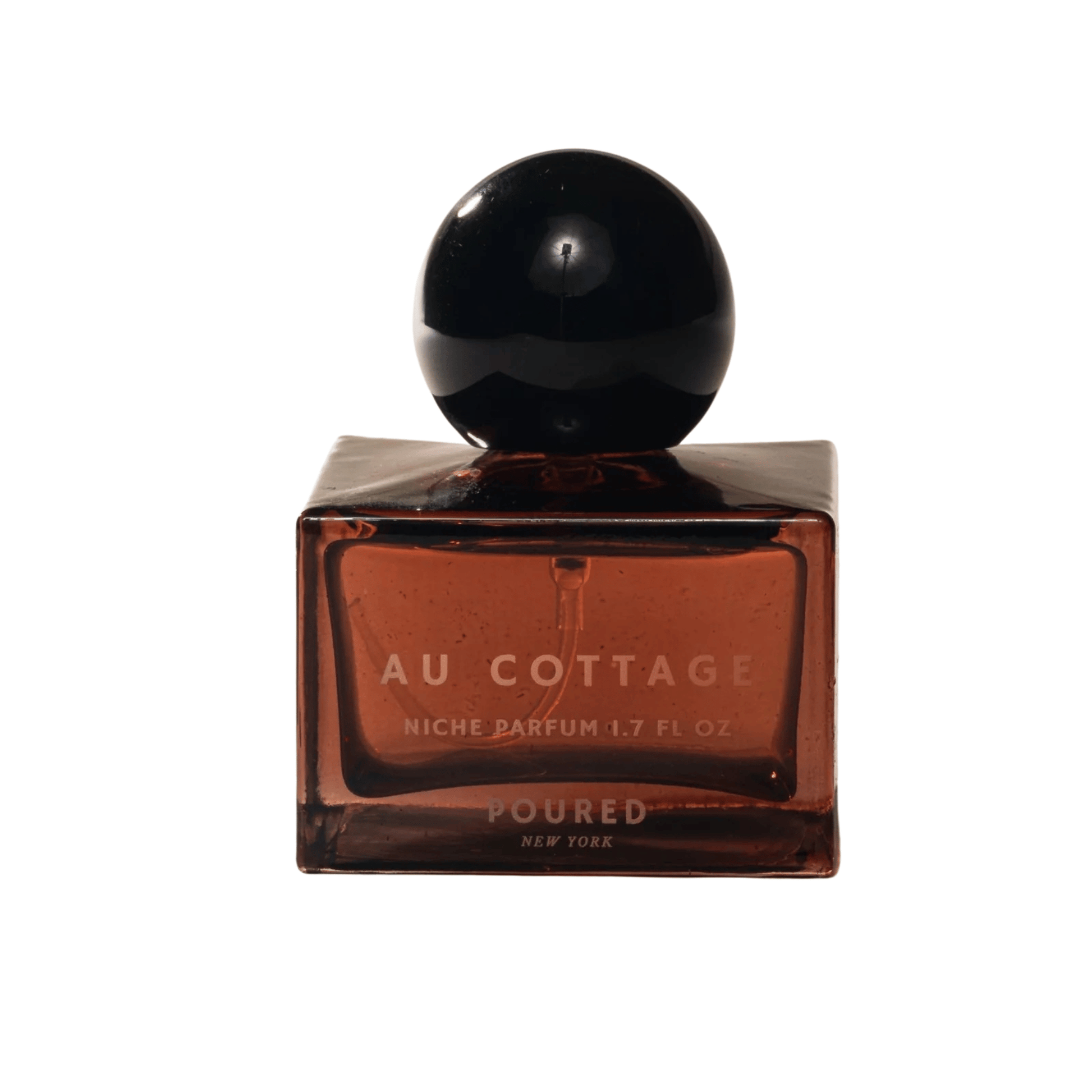 Primary Image of Au Cottage Niche Parfum, amber square perfume bottle