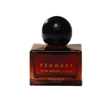 Primary Image of Feuquet Parfum, red square perfume bottle