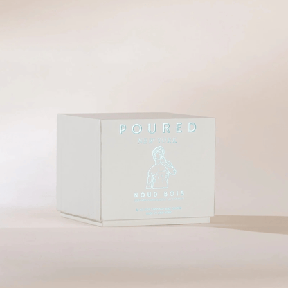 Alternate Image of Noud Bois Candle, gray candle box