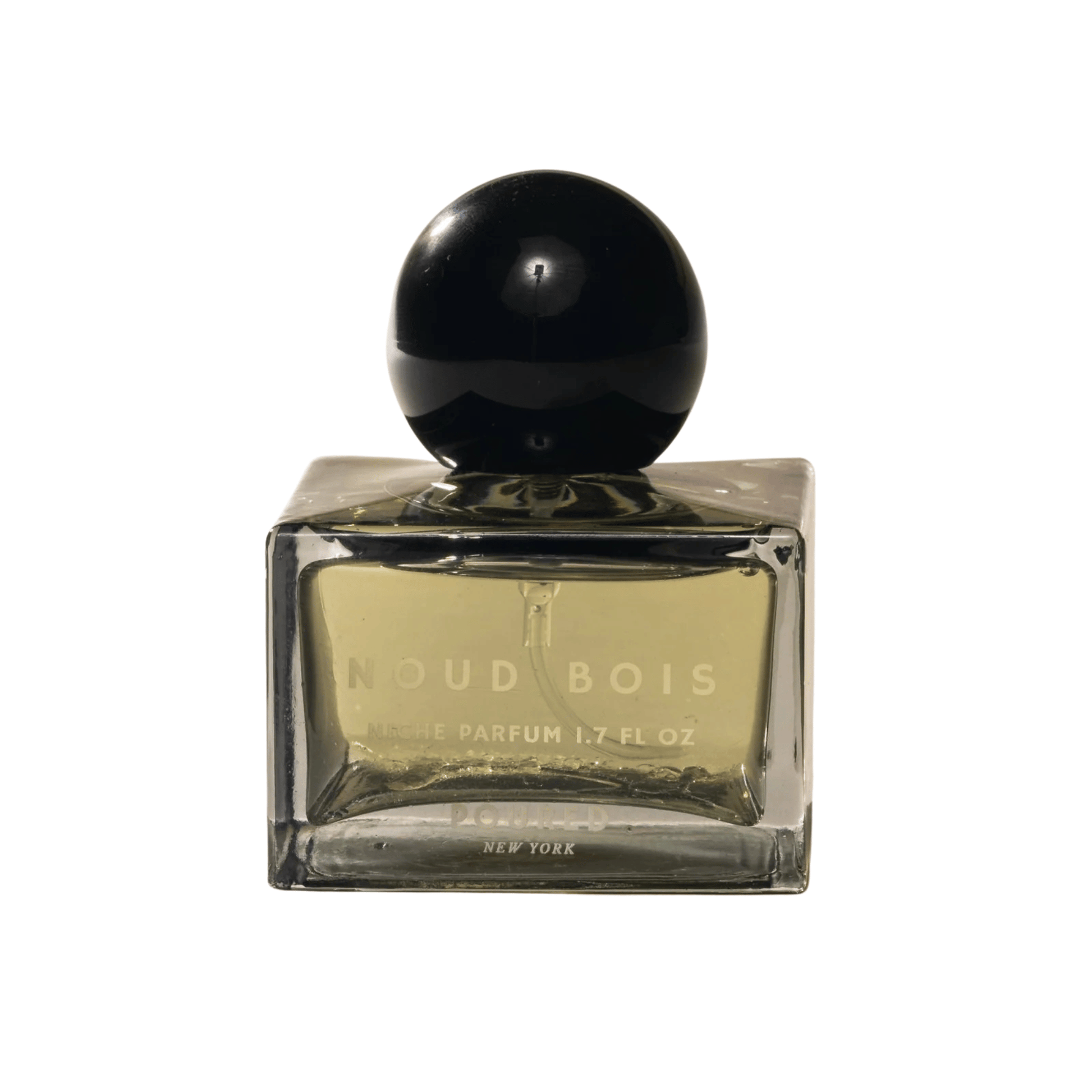 Primary Image of Noud Bois Parfum, gray square perfume bottle