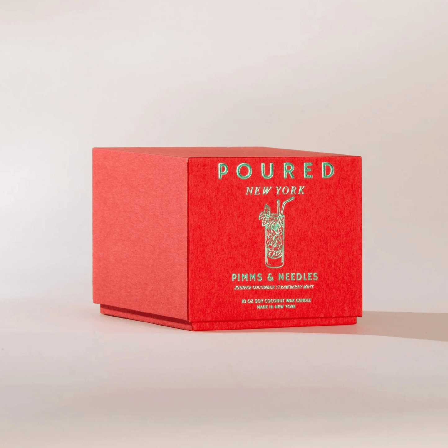 Alternate Image of Pimms & Needles Candle, red candle box