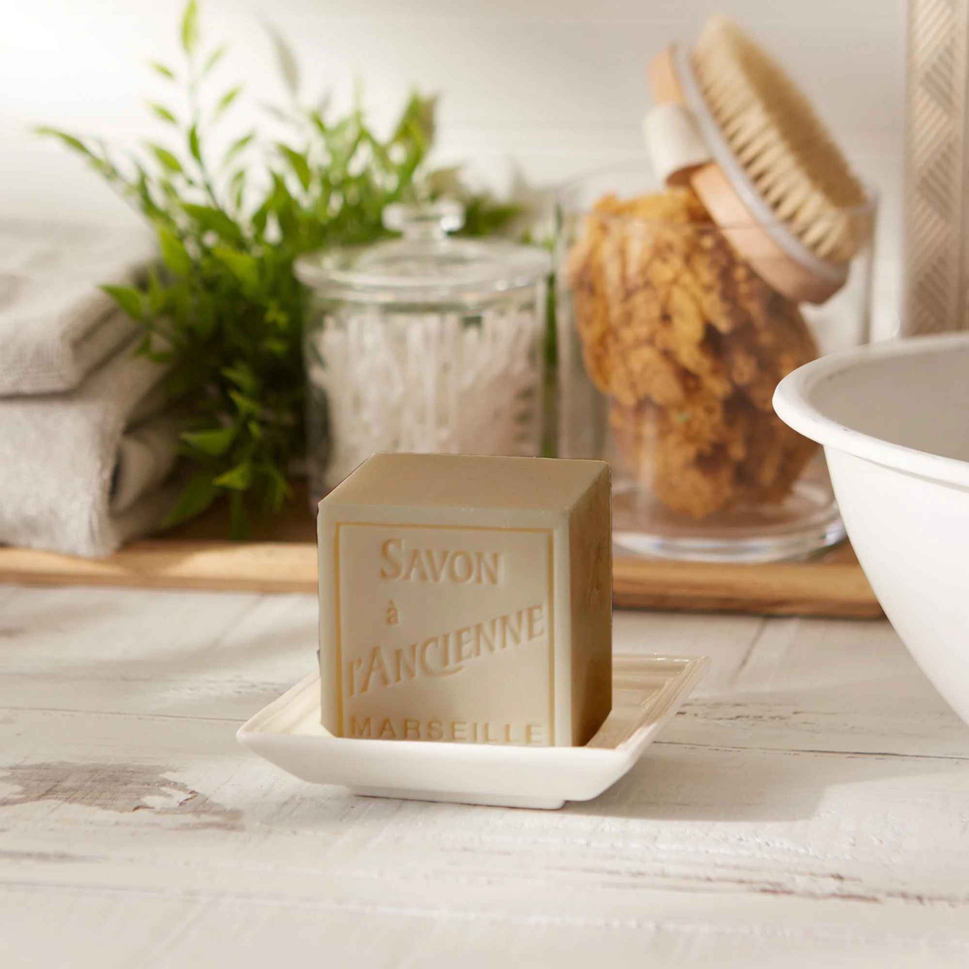 Alternate Image of 72% Marseille Soap Cube, natural colored soap cube