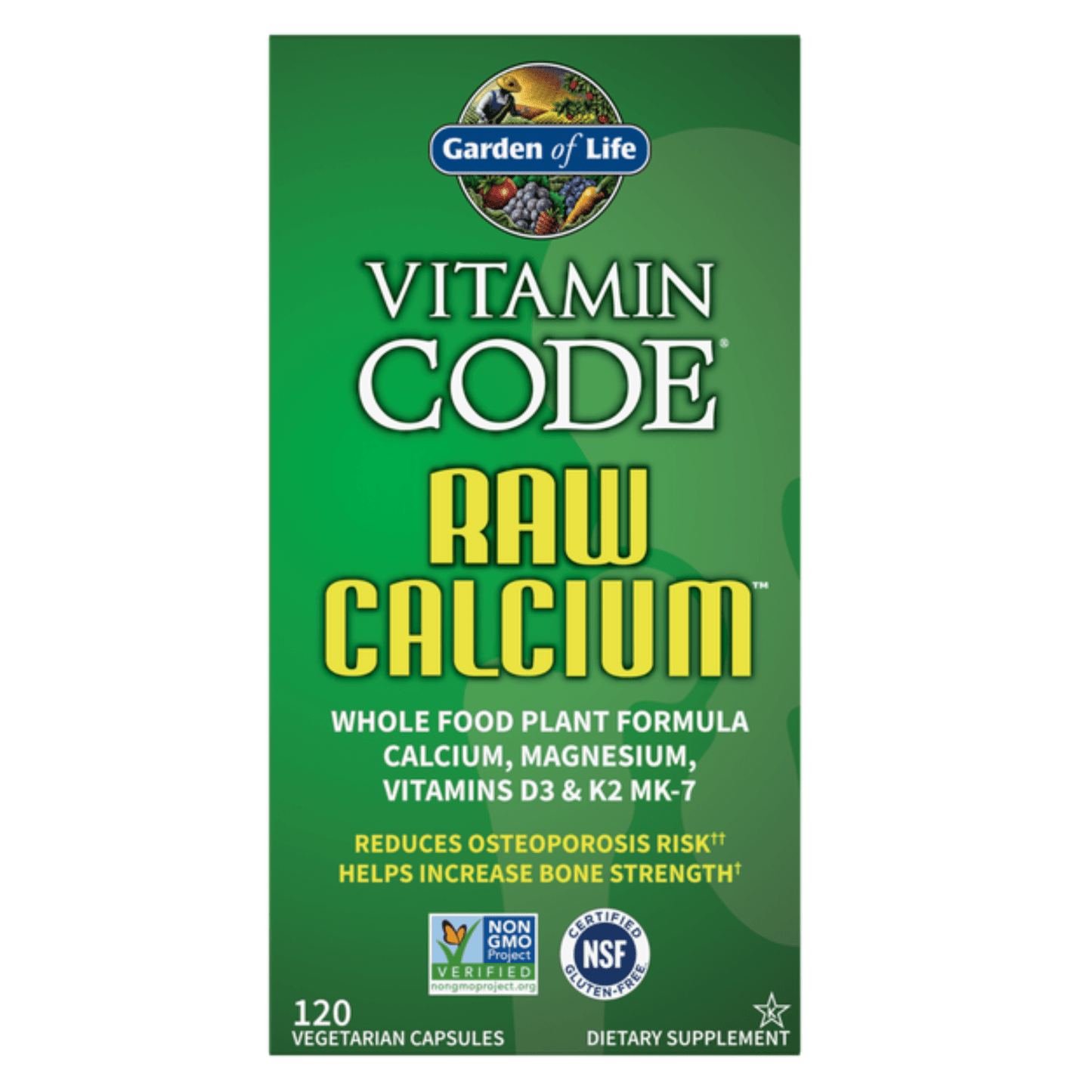 Primary Image of Vitamin Code Raw Calcium Capsules