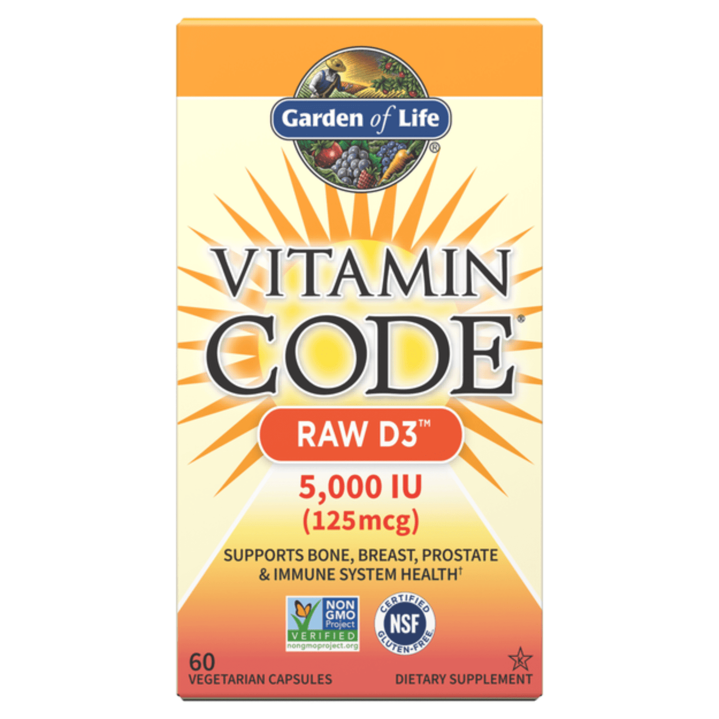 Primary Image of Vitamin Code Raw D3 5000IU