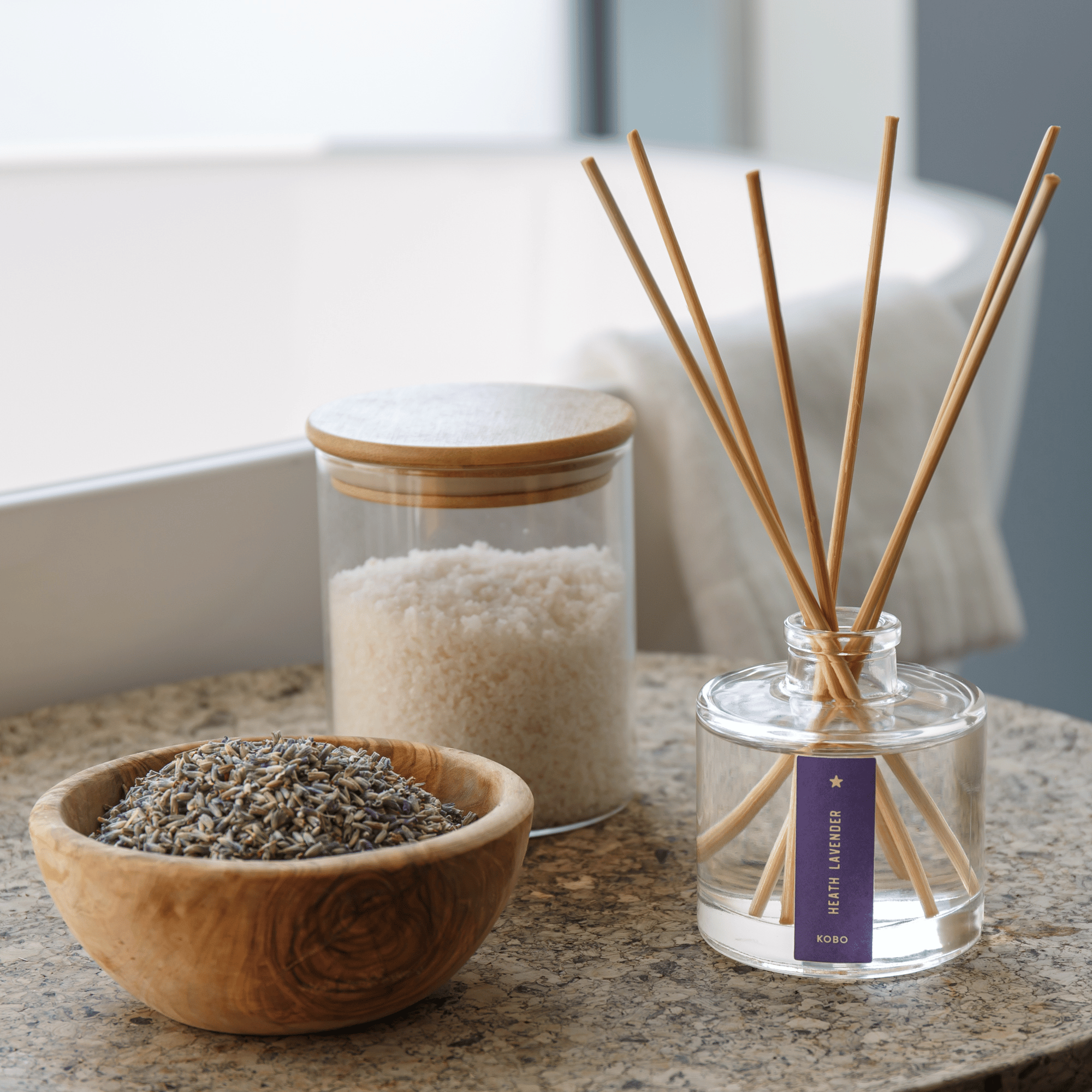 Kobo Heath Lavender Reed Diffuser - Thumbnail 3