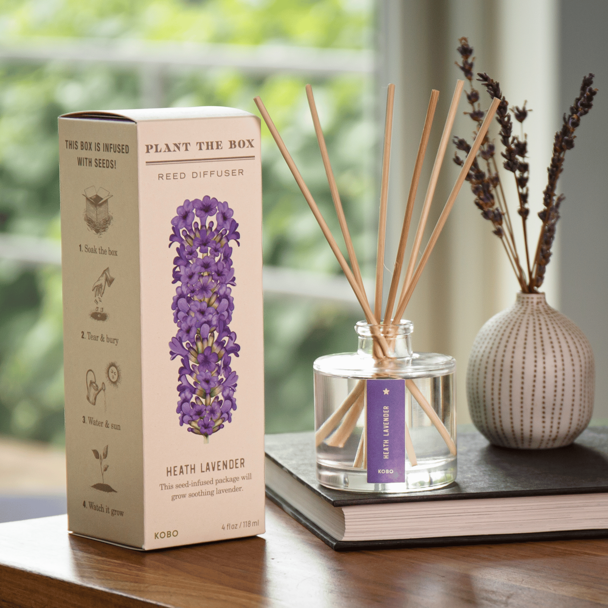 Kobo Heath Lavender Reed Diffuser - Thumbnail 4