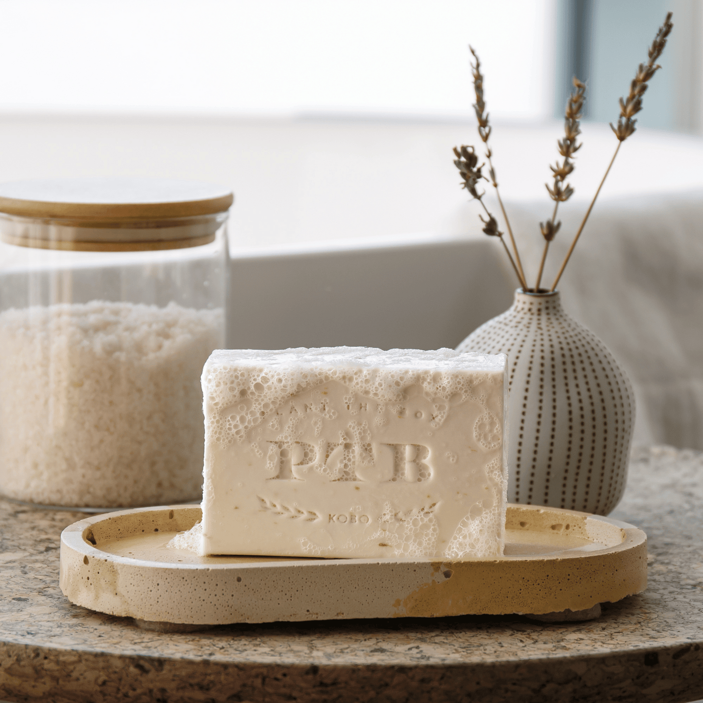 Alternate image of ptb heath lavender soap