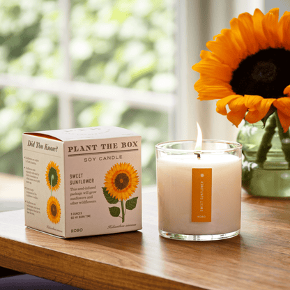 Alternate Image of Sweet Sunflower Plant the Box Candle
