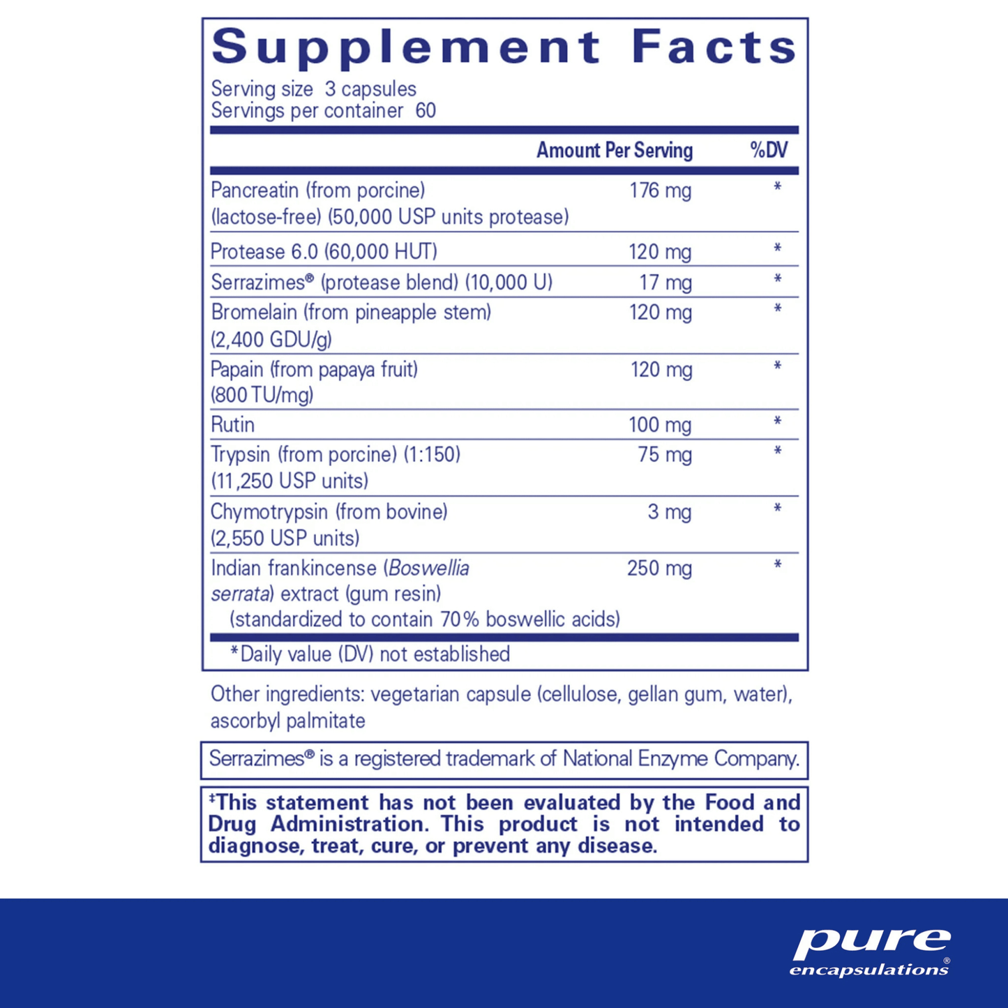 Alternate Image of Systemic Enzyme Complex, white supplement bottle