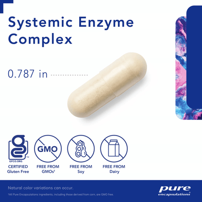 Alternate Image of Systemic Enzyme Complex, white supplement bottle