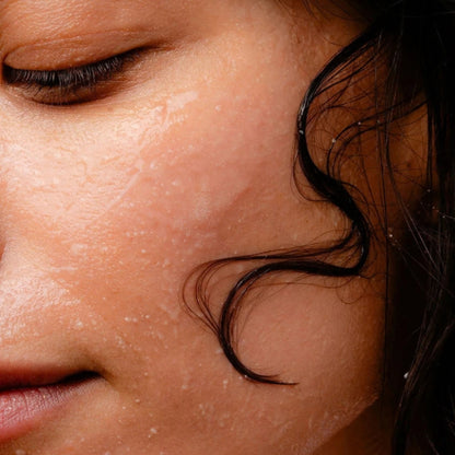 Alternate image of radford BUFF Gentle Exfoliating Face Polish with model 