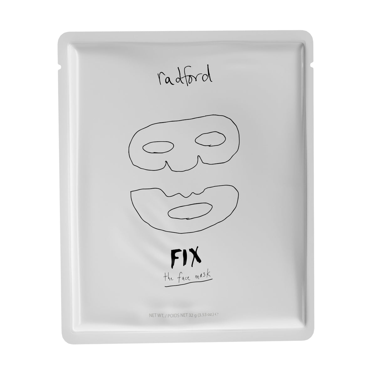Primary image of radford FIX Hydrogel Barrier Repair Face Mask