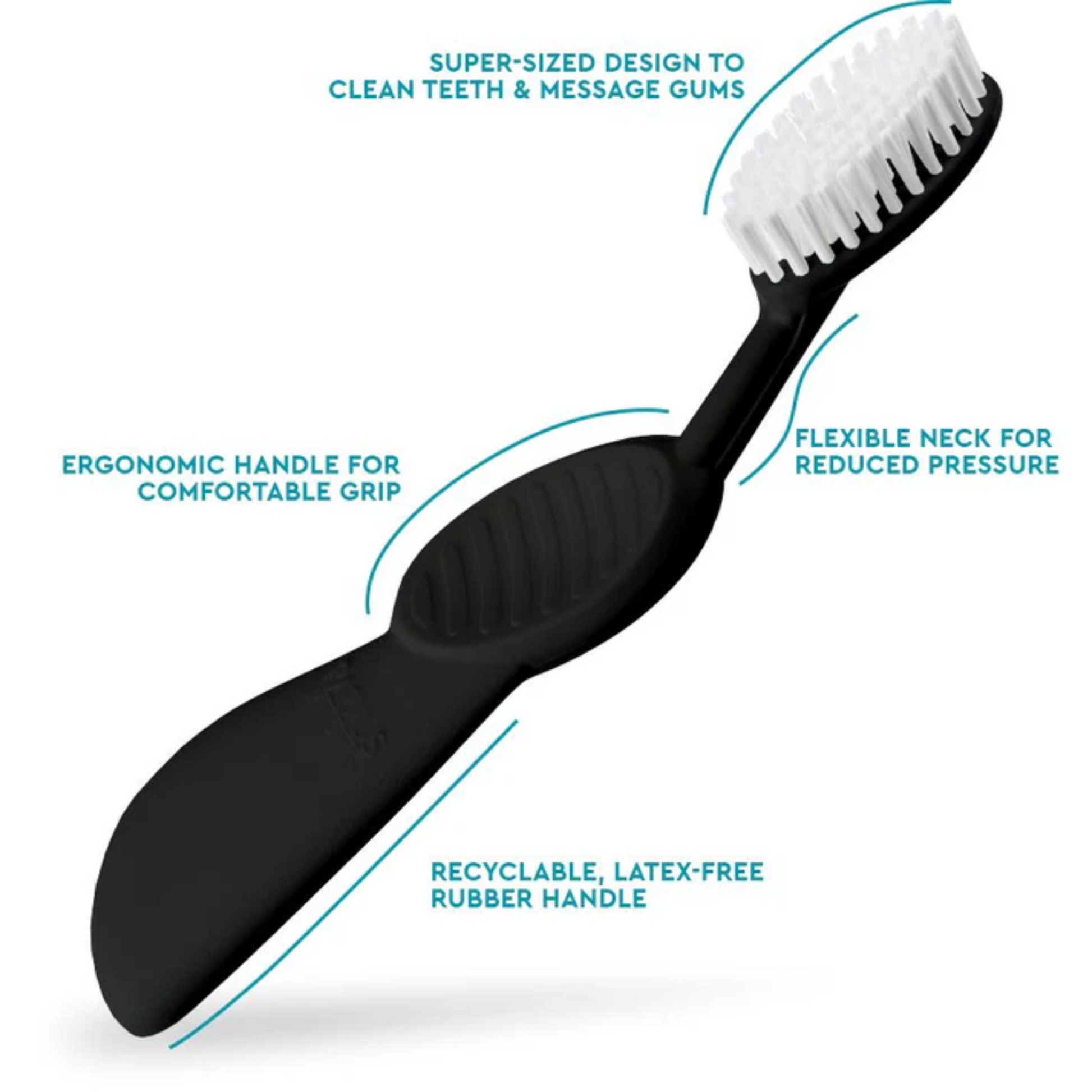 alternate image of radius right hand flex toothbrush