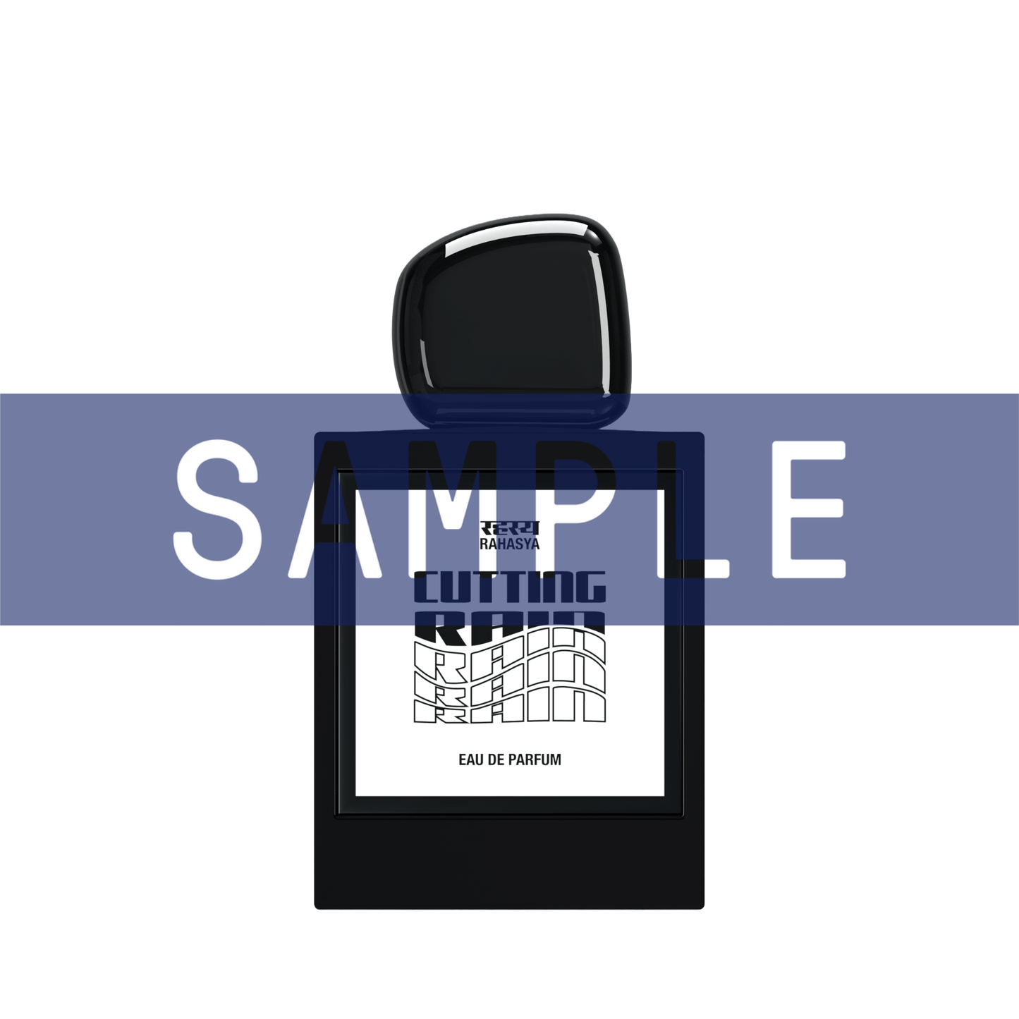 Primary Image of Sample - Cutting Rain EDP black perfume bottle with white label