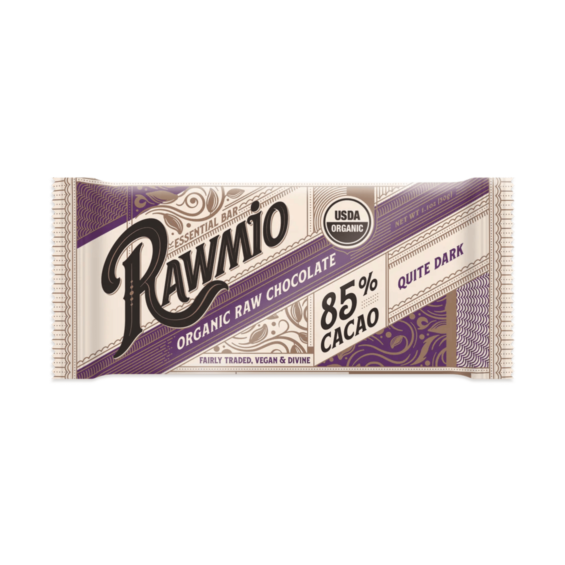 Primary Image Rawmio Organic Essential 85% Quite Dark Chocolate Bar 