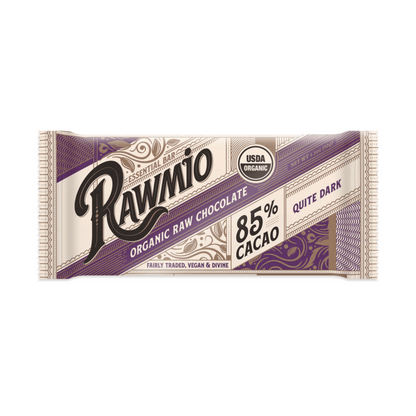 Primary Image Rawmio Organic Essential 85% Quite Dark Chocolate Bar 