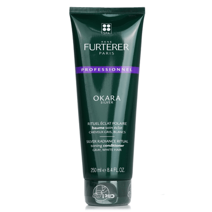 Primary image of rene furterer okara silver toning conditioner, green tube