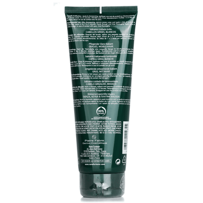Atlernate image of rene furterer okara silver toning conditioner, green tube