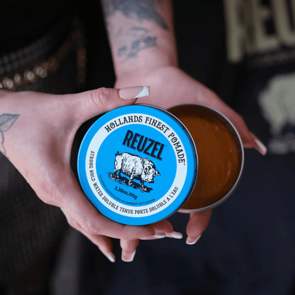 Alternate Image of Blue Pomade High Shine Strong Hold