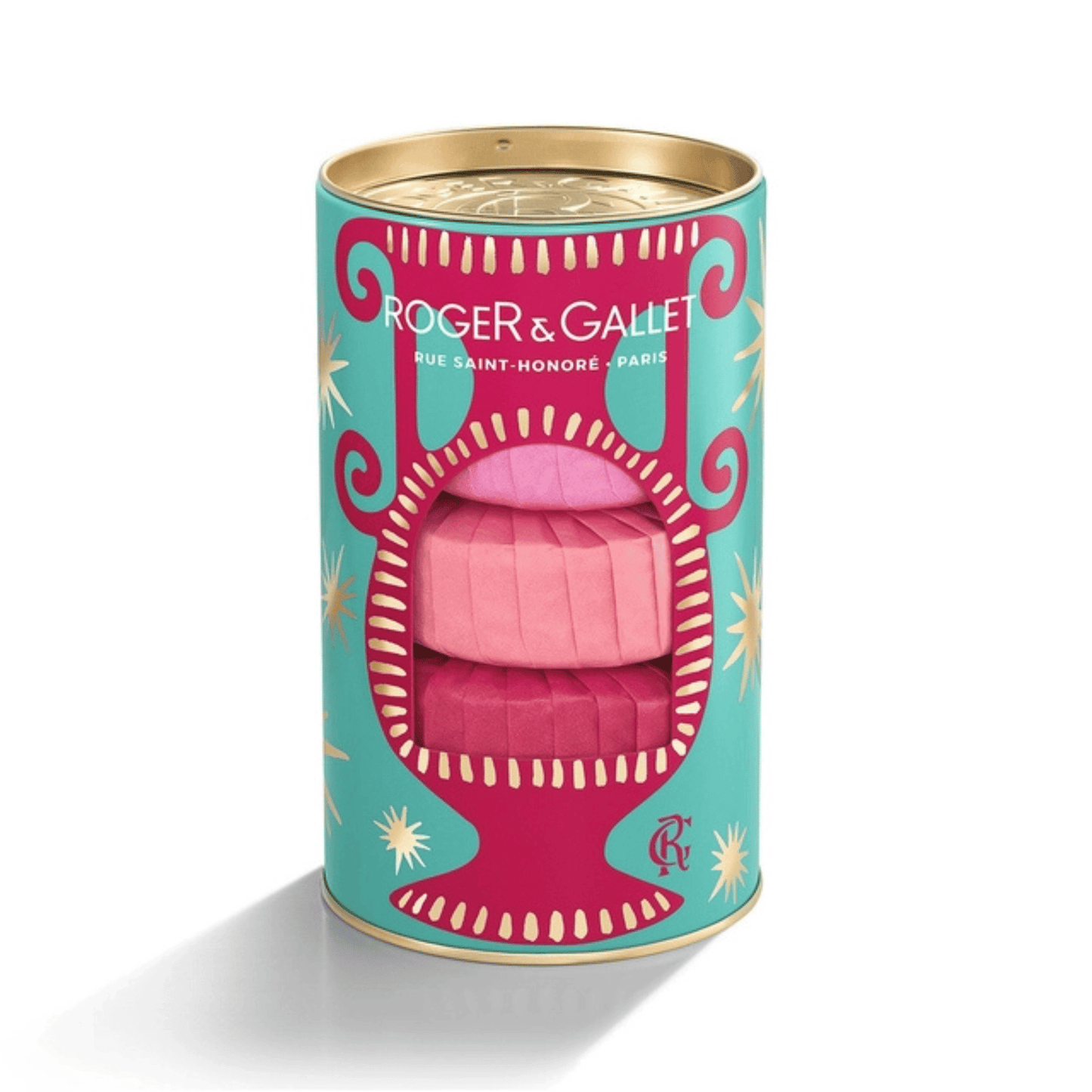 Primary Image of Wellbeing Soap Pink Tin Trio 2