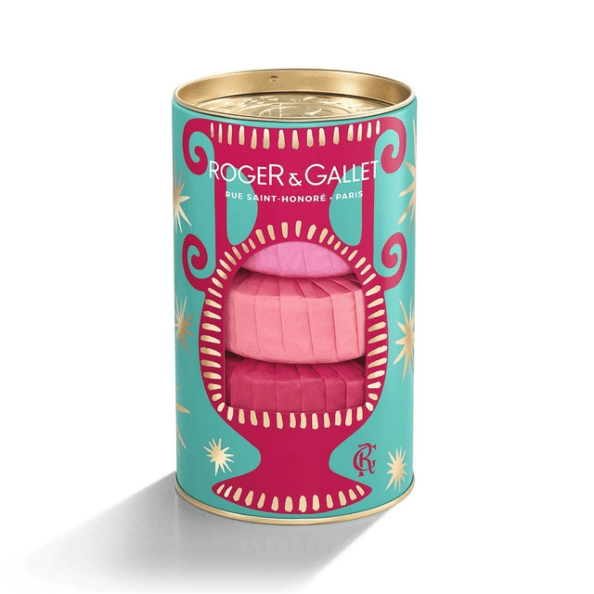 Primary Image of Wellbeing Soap Pink Tin Trio 2
