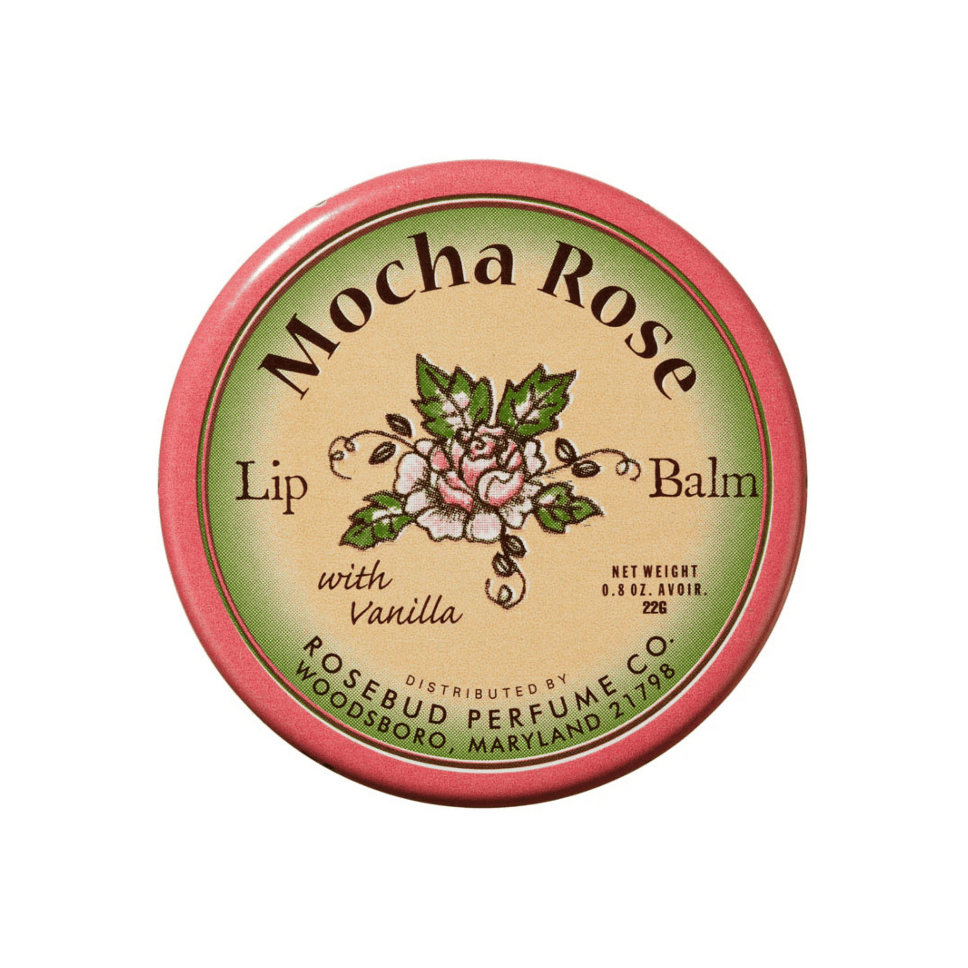 Rosebud Perfume Co. Smith's Mocha Rose Lip Balm (0.8 oz) – Smallflower