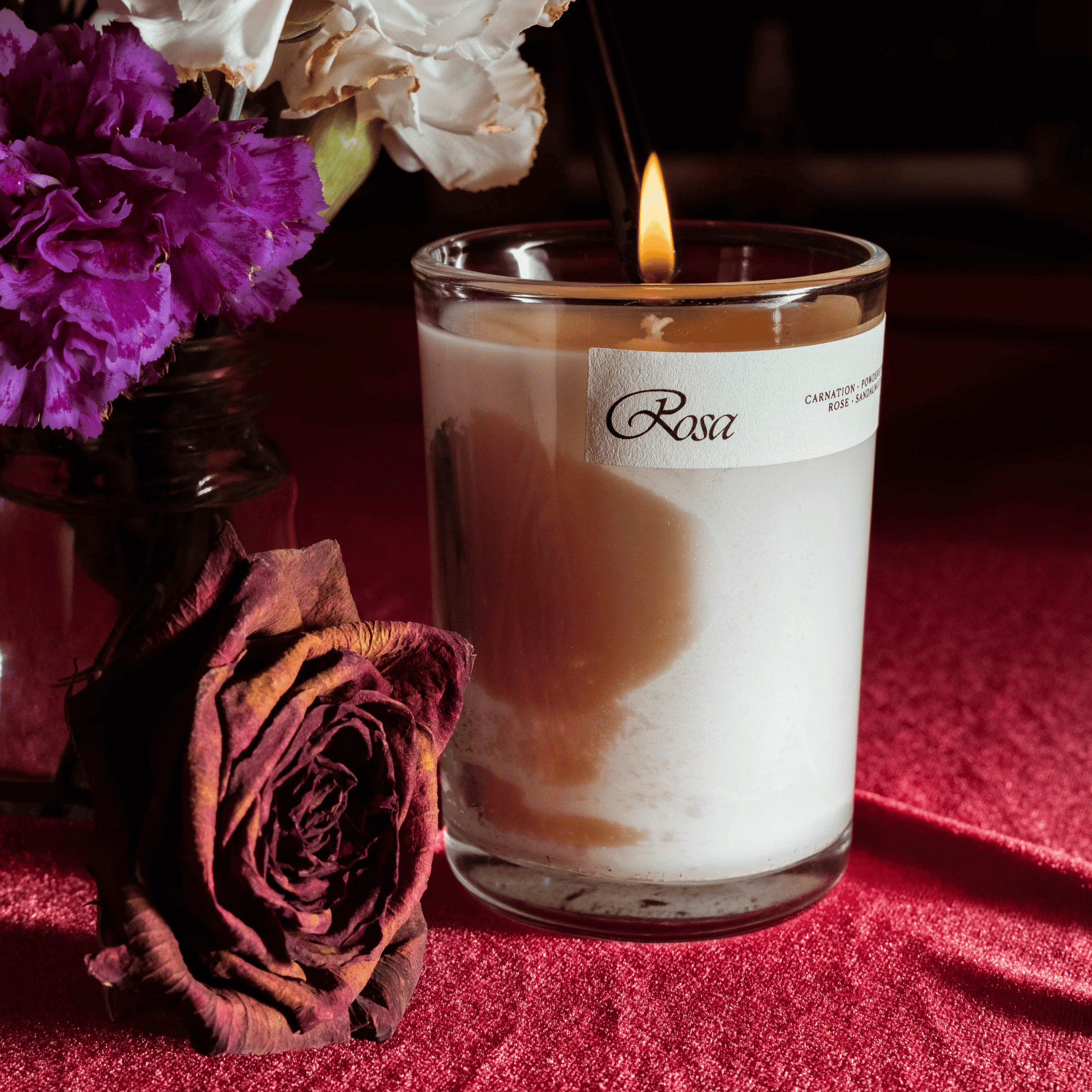 Alternate Image of Rosa Candle 7 oz