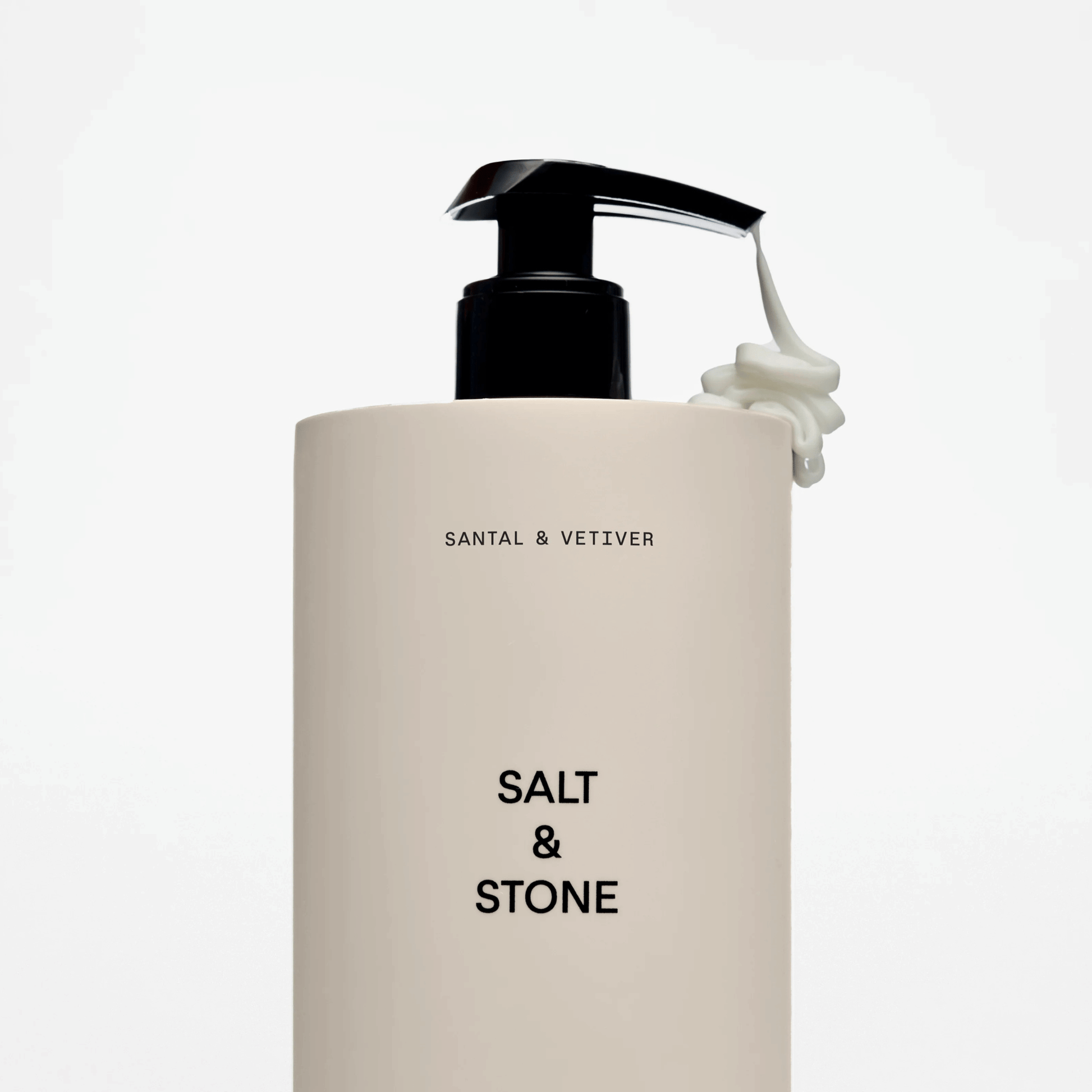 Alternate Image of Santal and Vetiver Body Lotion, round lotion bottle with pump