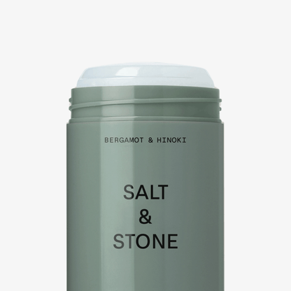 Alternate Image of Bergamot and Hinoki Natural Deodorant Gel, round plastic deodorant stick