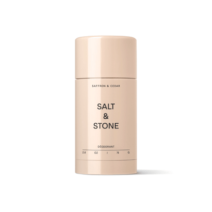 Primary Image of Saffron and Cedar Deodorant, plastic round deodorant stick