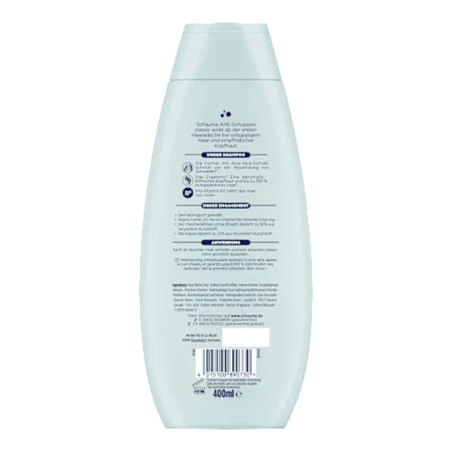 Alternate Image of Anti-Dandruff Classic Shampoo, light aqua shampoo bottle