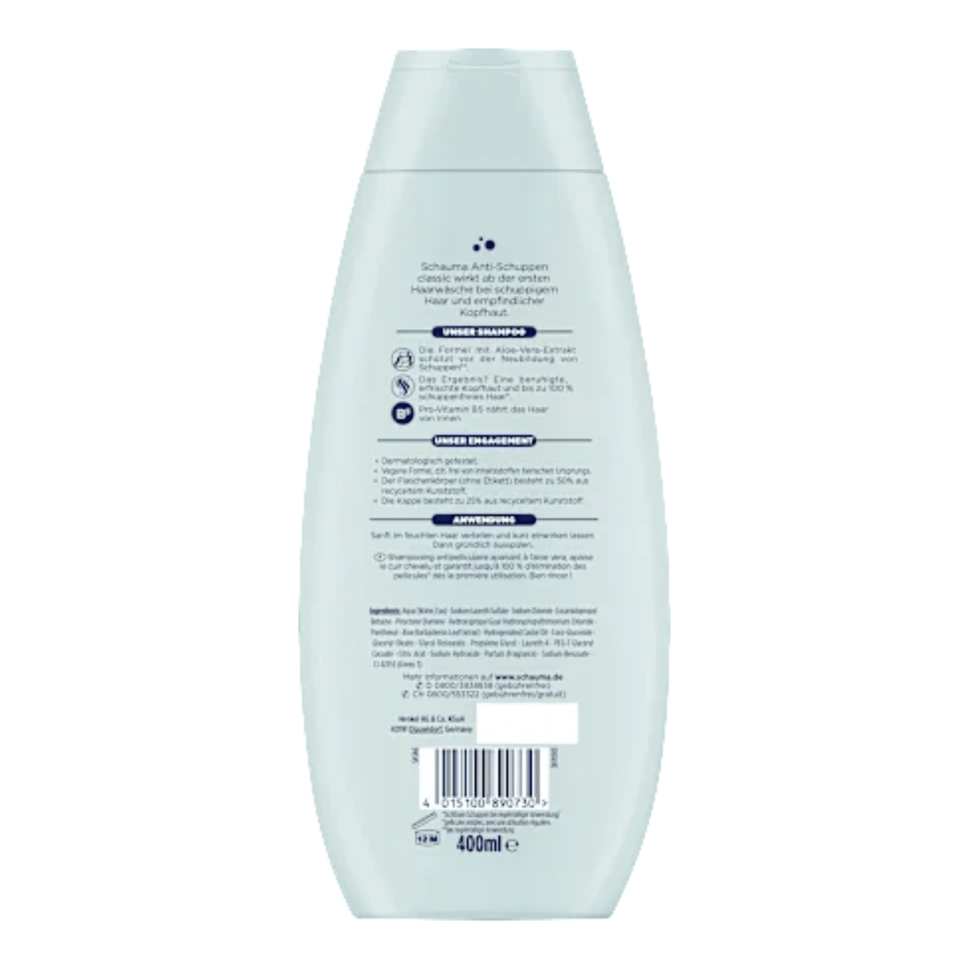 Alternate Image of Anti-Dandruff Classic Shampoo, light aqua shampoo bottle