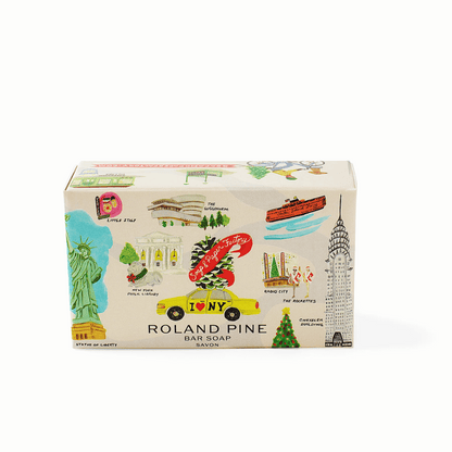 Alternate image of Soap & Paper Factory Holiday in New York Roland Pine Shea Butter Boxed Soap Bar (5 oz)