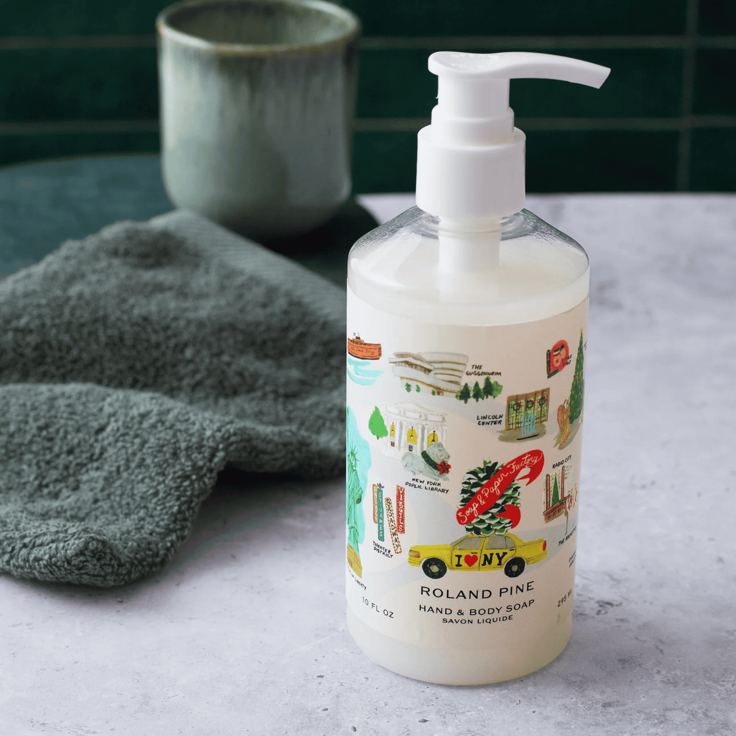 Alternate Image of Holiday in New York Roland Pine Hand & Body Wash